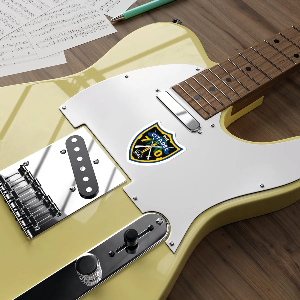 Class of 1970 Citadel Shield Die-Cut Stickers
