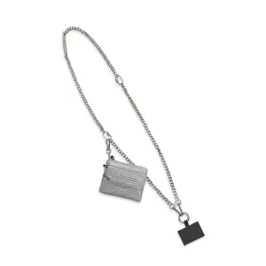 Clip & Go Crossbody Phone Accessory Silver Regular Chain