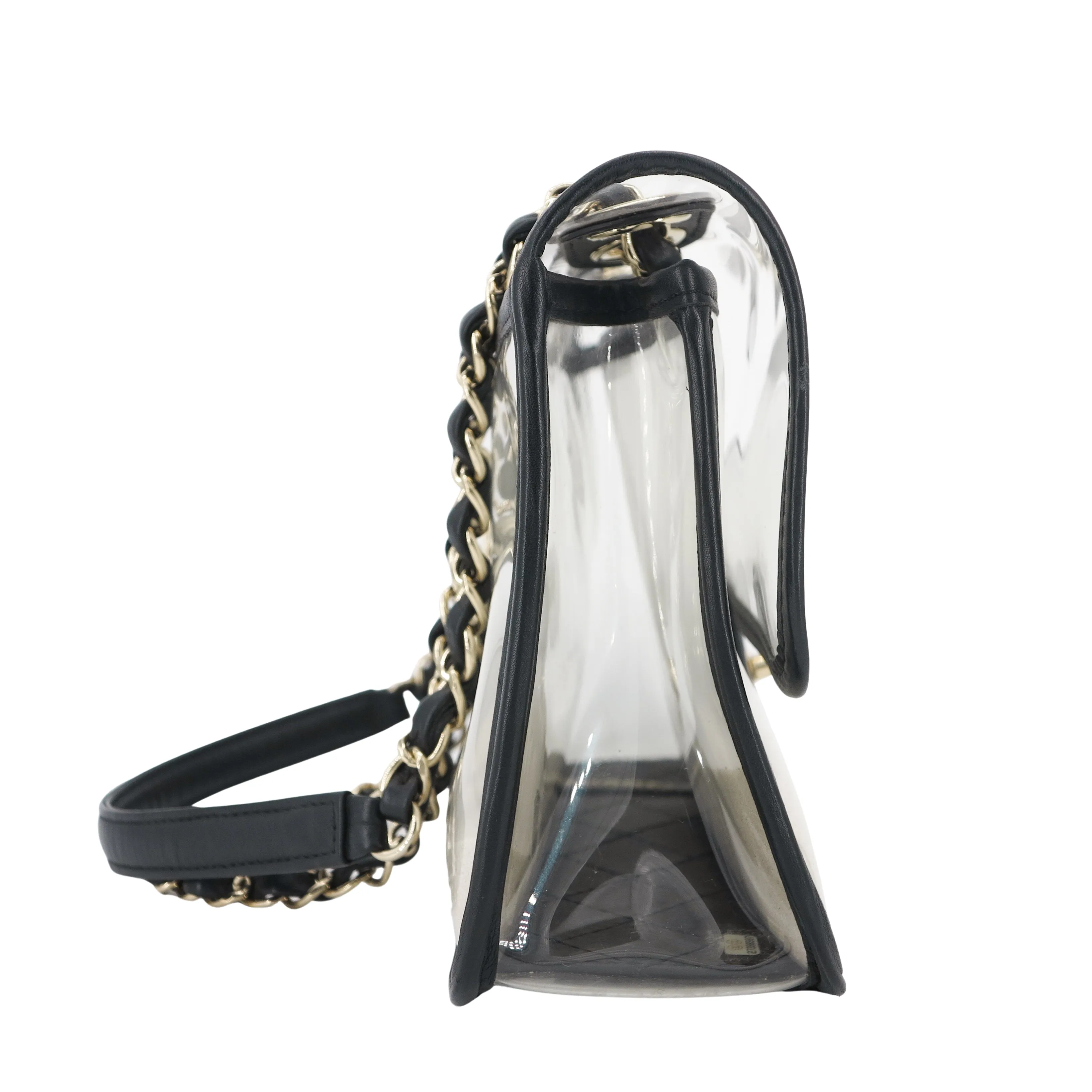 Coco Sand PVC Medium Flap Bag