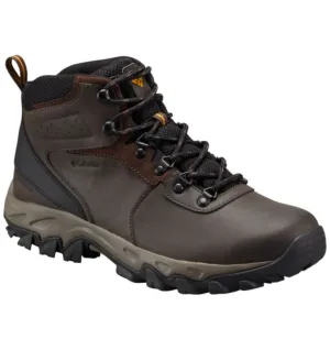 Columbia Newton Ridge Plus II Waterproof Mens Hiking Boot Cordovan Squash
