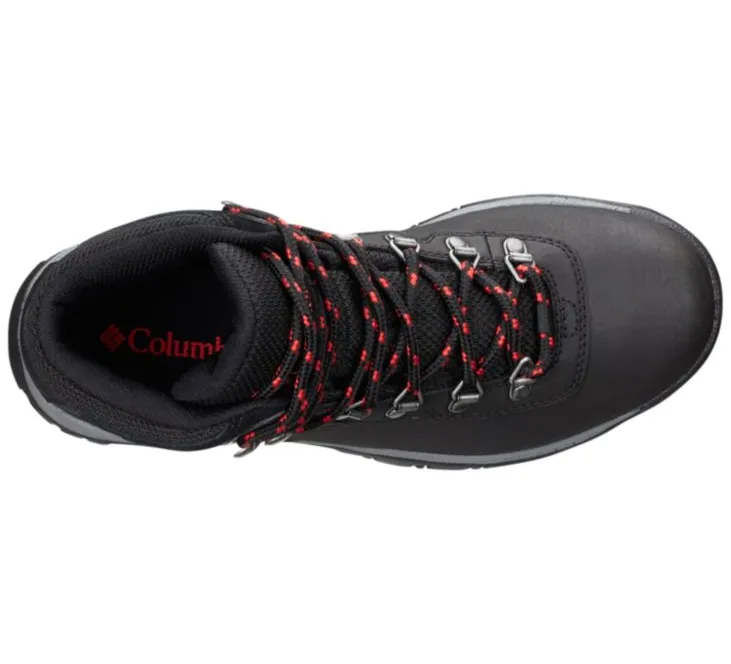 Columbia Newton Ridge Plus Womens Hiking Boot Black Poppy Red