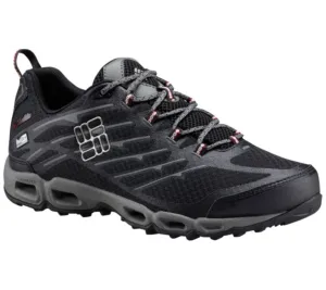 Columbia Ventrailia II Outdry Mens Hiking Shoe Black and Red Velvet