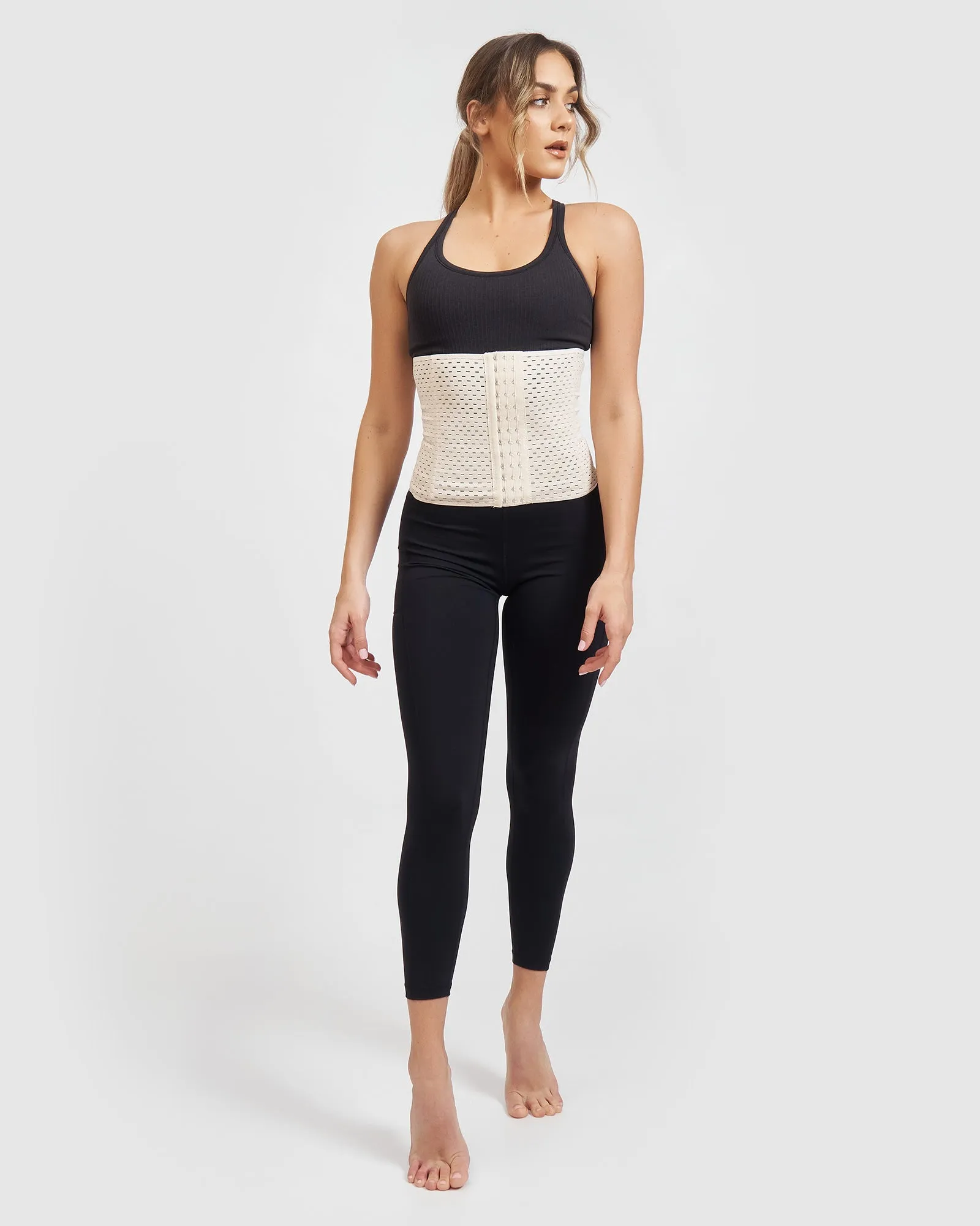 Core Trainer Everyday Breathable Non Latex Waist Trainer Neutral