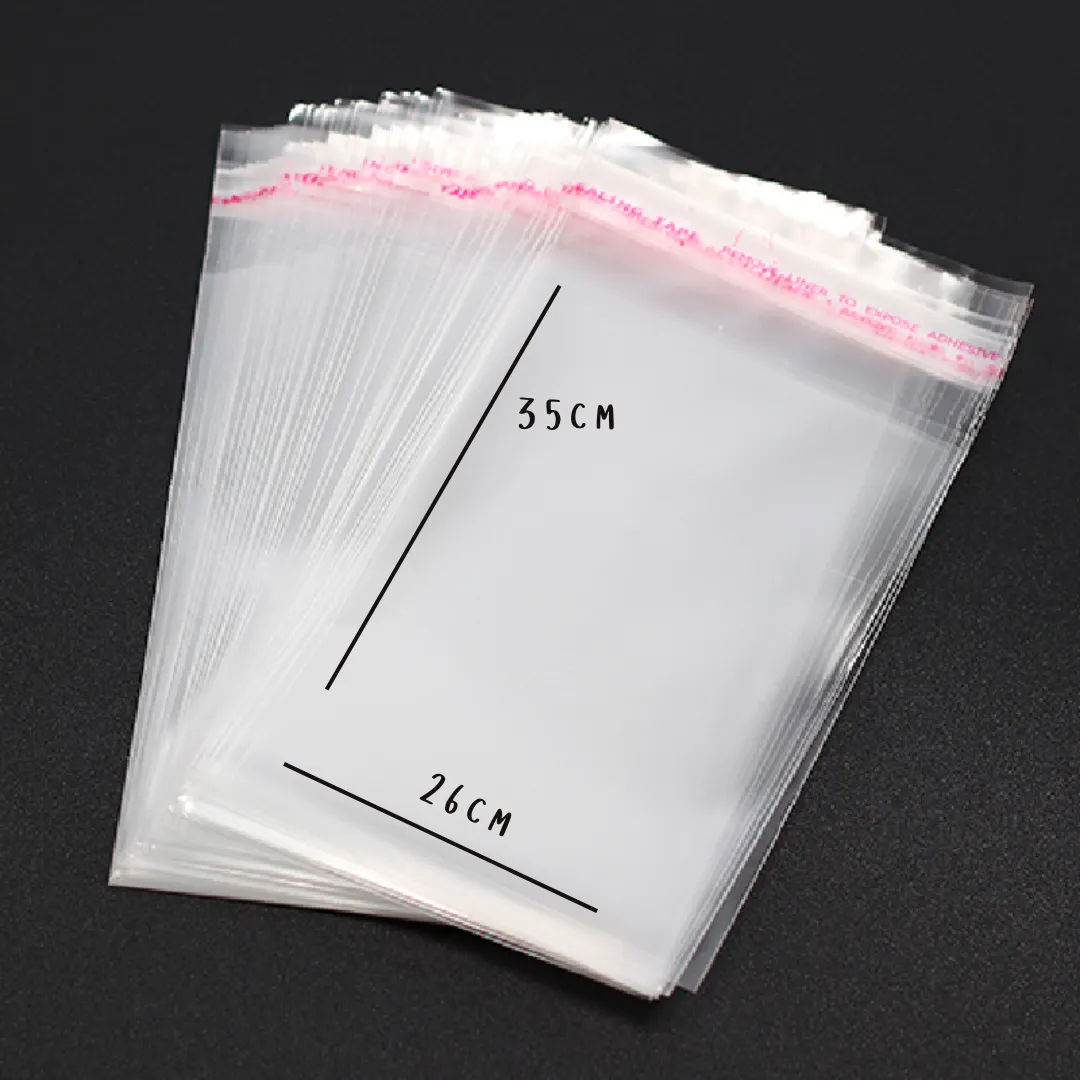 Crystal Clear Clothing Packaging Bag (10 Pack)
