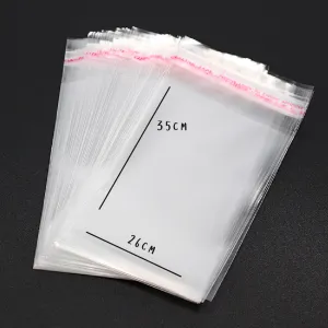 Crystal Clear Clothing Packaging Bag (10 Pack)