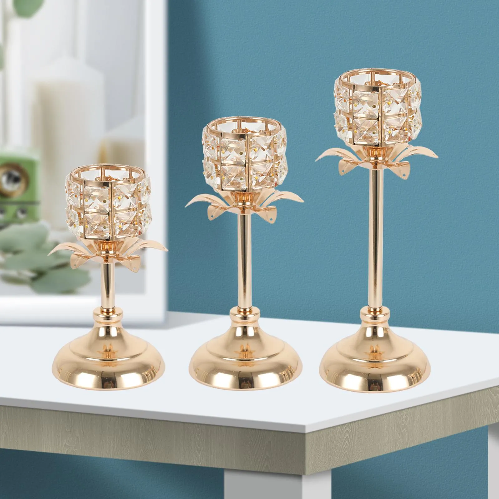 Crystal Glow Candle Holders