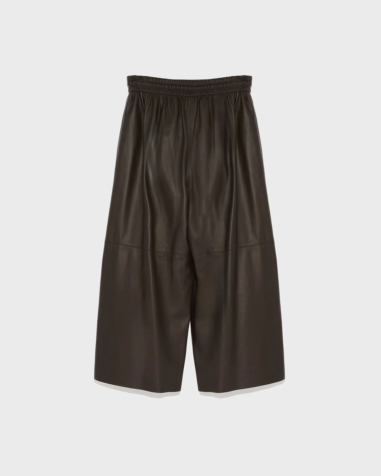 Culottes in fine lambskin leather
