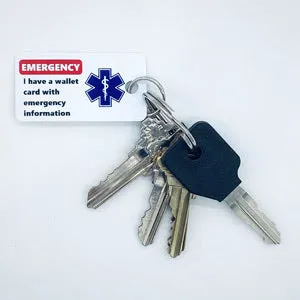 Customized Emergency Contact Wallet Card – Durable, Waterproof, and Essential for Safety