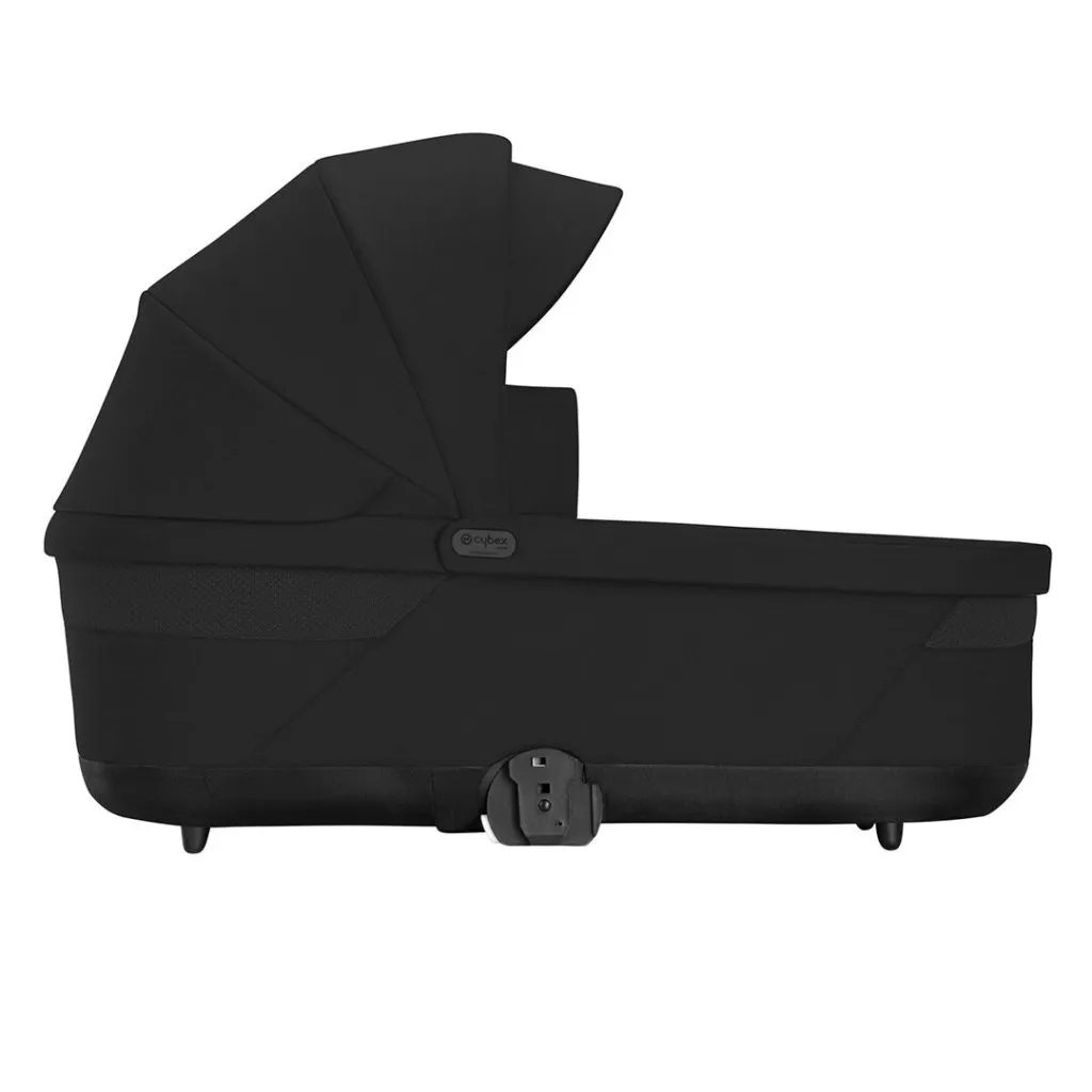 CYBEX EOS Comfort Bundle Travel System with Aton B2 I-SIZE and Snogga Footmuff - Moon Black