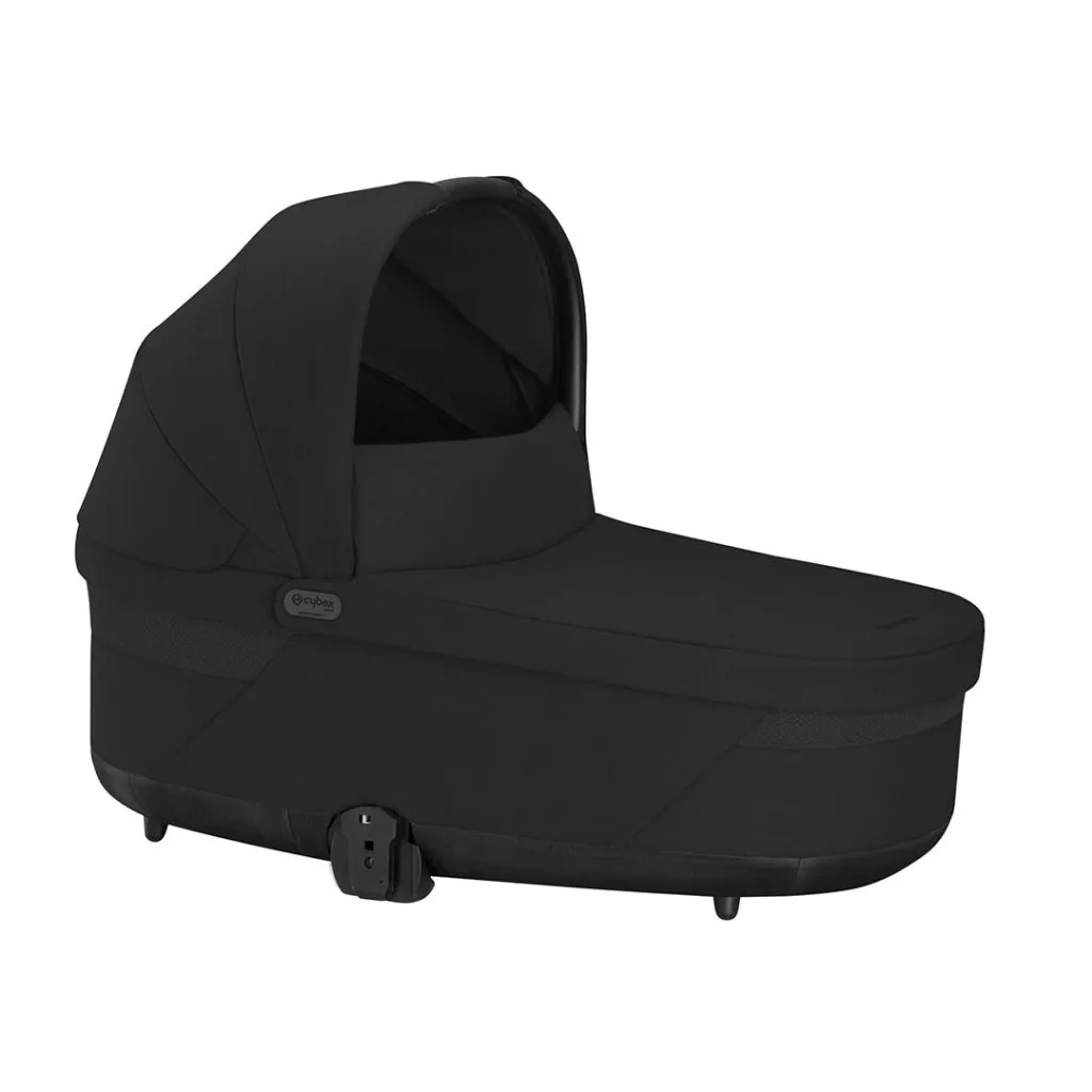 CYBEX EOS Comfort Bundle Travel System with Aton B2 I-SIZE and Snogga Footmuff - Moon Black