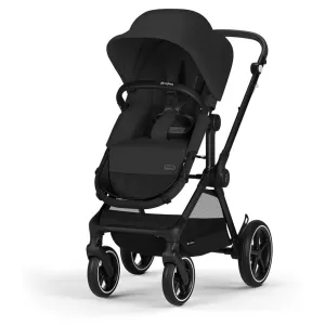 CYBEX EOS LUX Stroller With Black Frame - Moon Black