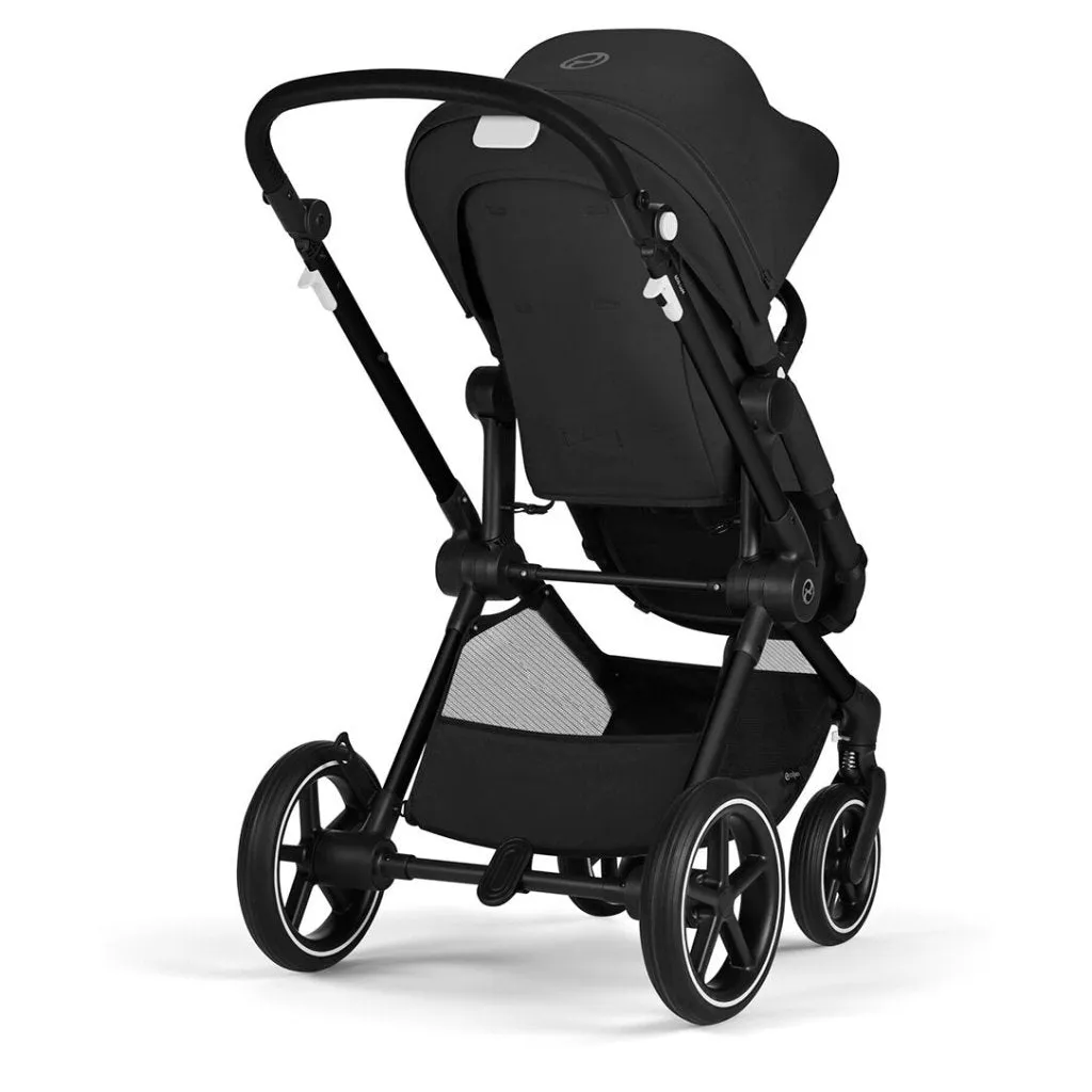 CYBEX EOS LUX Stroller With Black Frame - Moon Black