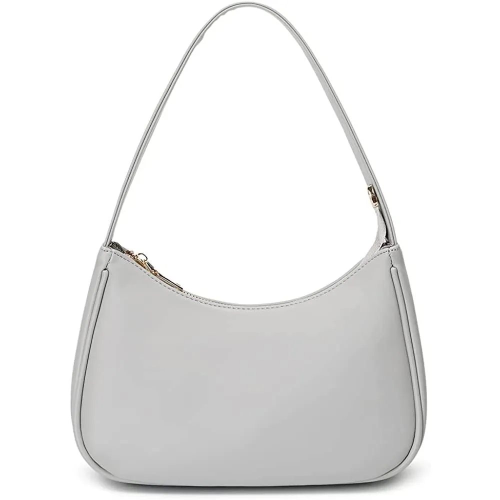 CYHTWSDJ Shoulder Bags for Women, Cute Hobo Tote Handbag Mini Clutch Purse with Zipper Closure | Multiple Colors