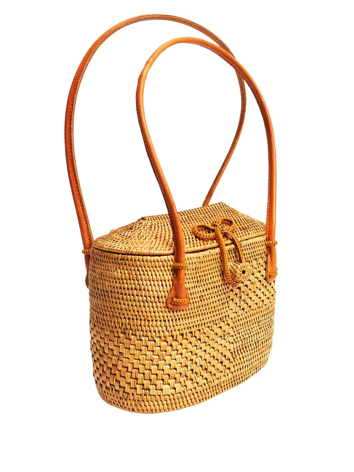 Doria Rattan Shoulder Bag ::RET