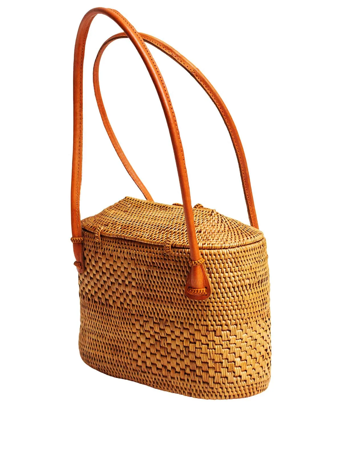Doria Rattan Shoulder Bag ::RET