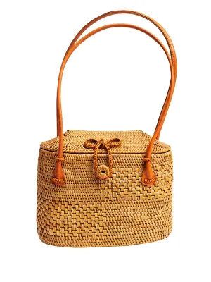 Doria Rattan Shoulder Bag ::RET