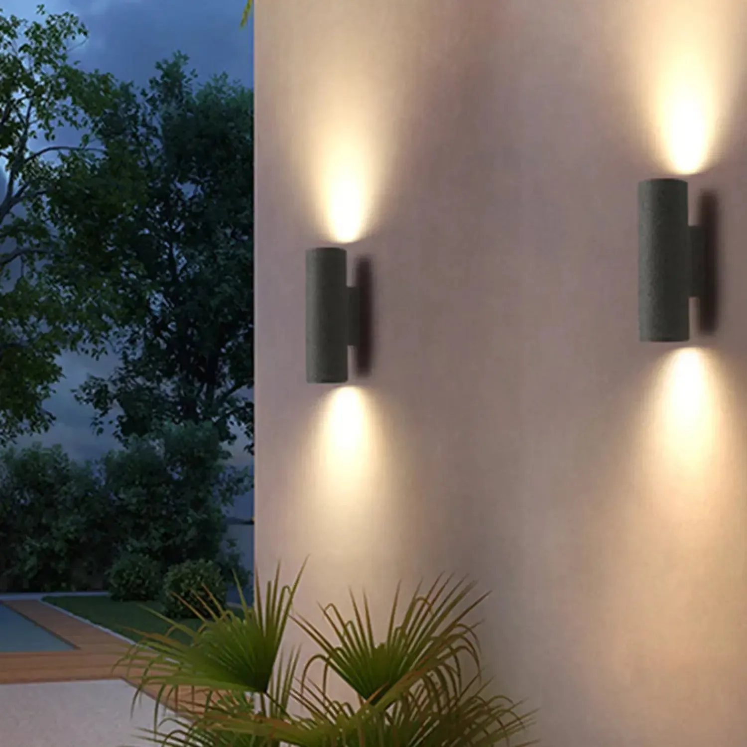DualGlow - Functional Design Outdoor Wall Lamp