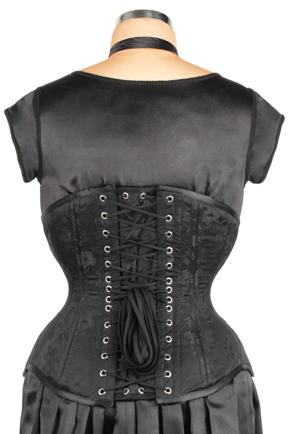 EL-172 - Custom Made Brocade Waist Training Underbust Corset (ELC-501)
