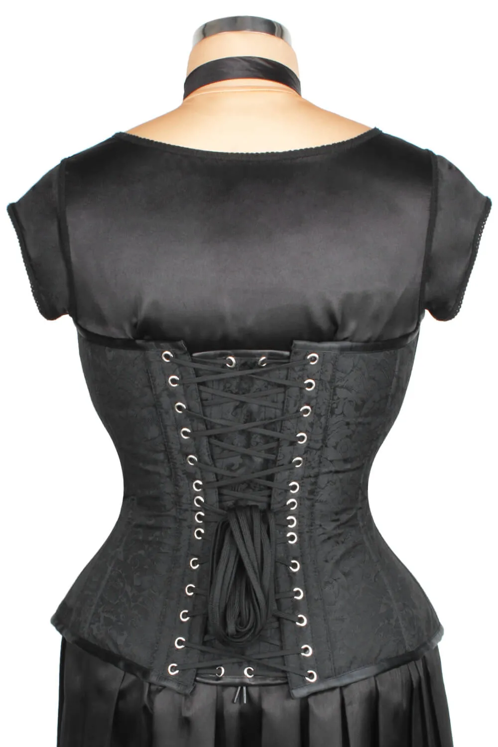 EL-181 - Custom Made Waist Reducing Overbust Brocade Corset (ELC-301)