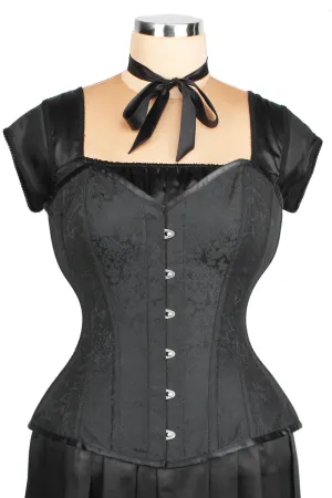 EL-181 - Custom Made Waist Reducing Overbust Brocade Corset (ELC-301)