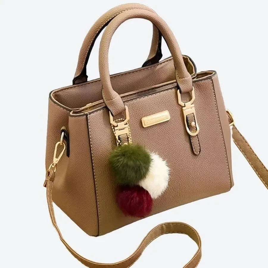 Elegant Chic Leather Handbags with Charm