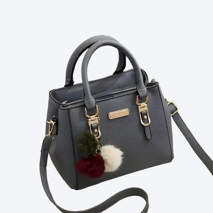Elegant Chic Leather Handbags with Charm
