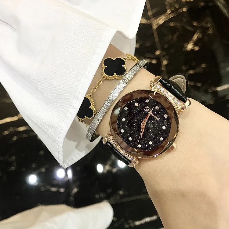 Elegant Diamond Scale Women's Watch