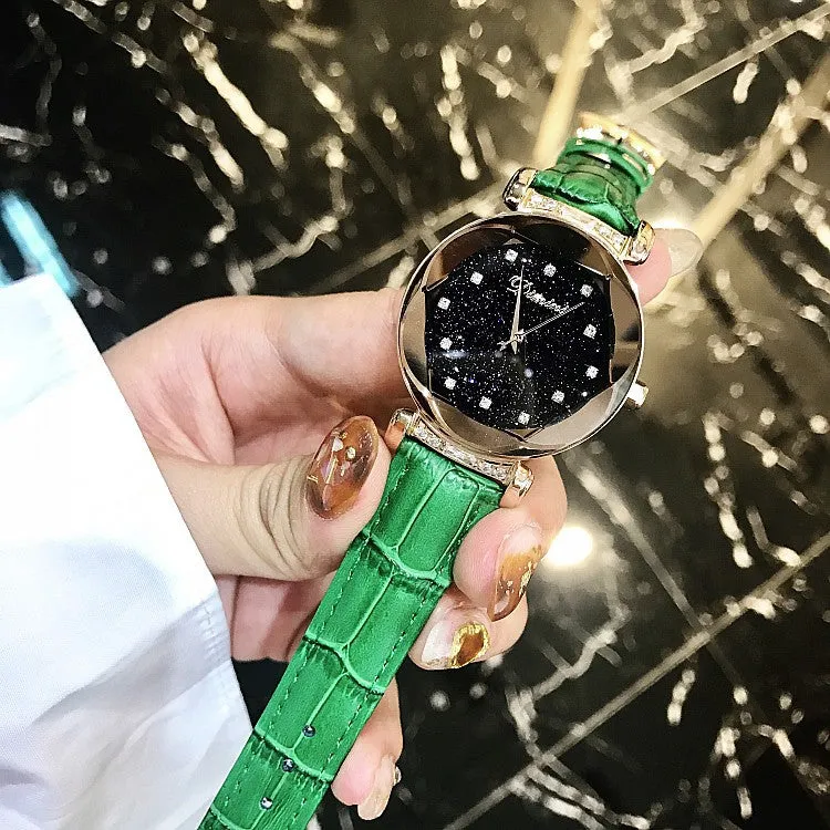 Elegant Diamond Scale Women's Watch