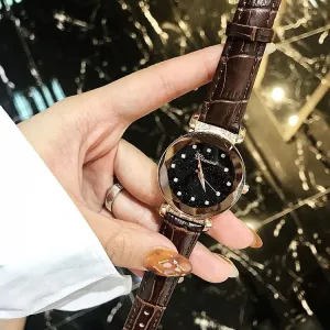 Elegant Diamond Scale Women's Watch
