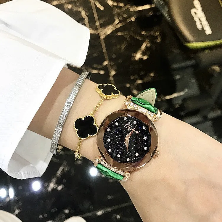 Elegant Diamond Scale Women's Watch