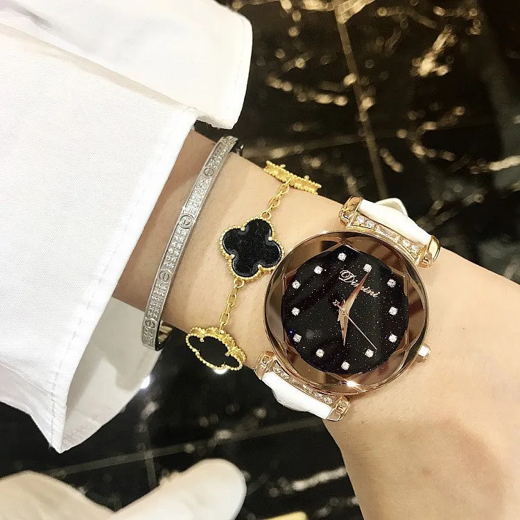 Elegant Diamond Scale Women's Watch