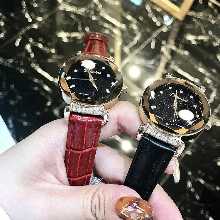 Elegant Diamond Scale Women's Watch