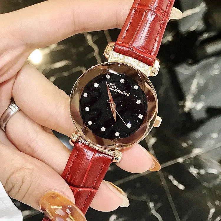 Elegant Diamond Scale Women's Watch