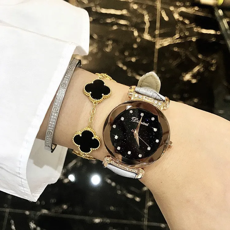 Elegant Diamond Scale Women's Watch