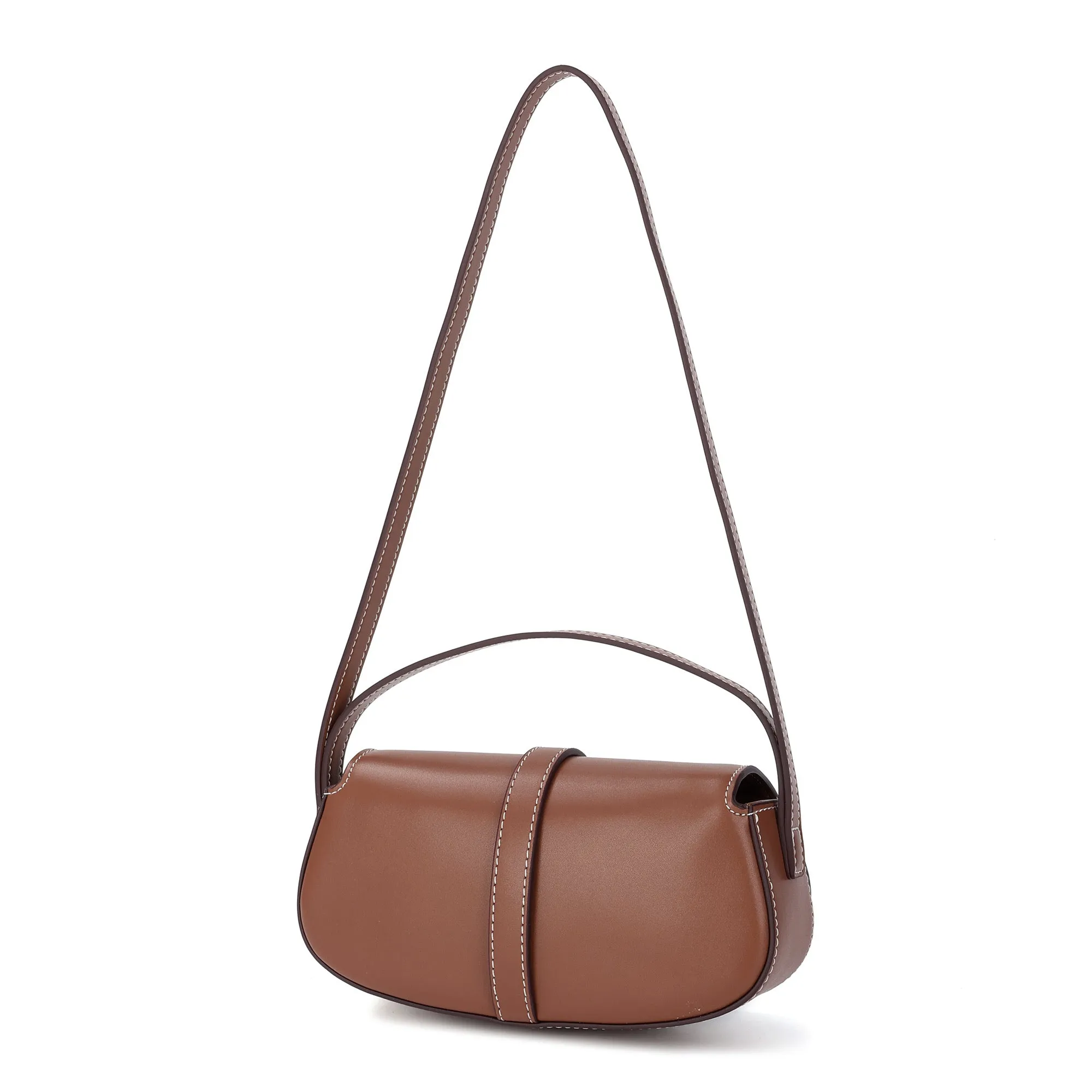 Elegant Lock Closure Shoulder Bag