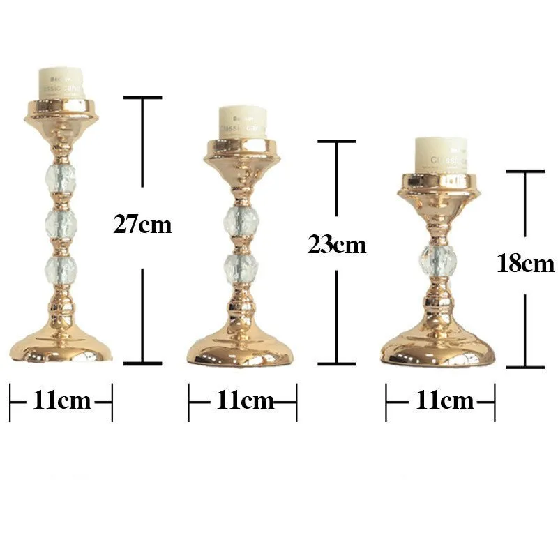European Golden Glow Candle Holder Set – Elegant Ambiance for Any Occasion
