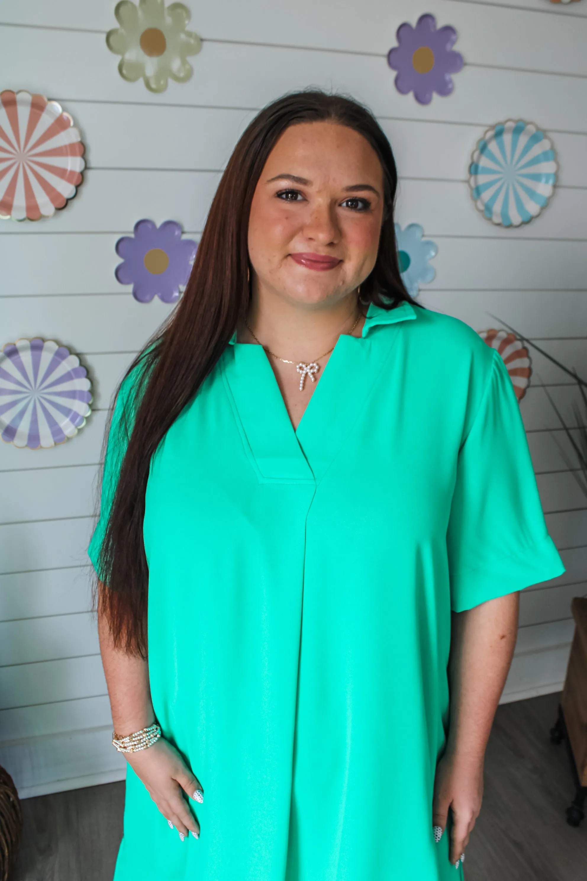 Fleeting Moments Pocket Dress • Kelly Green - PLUS