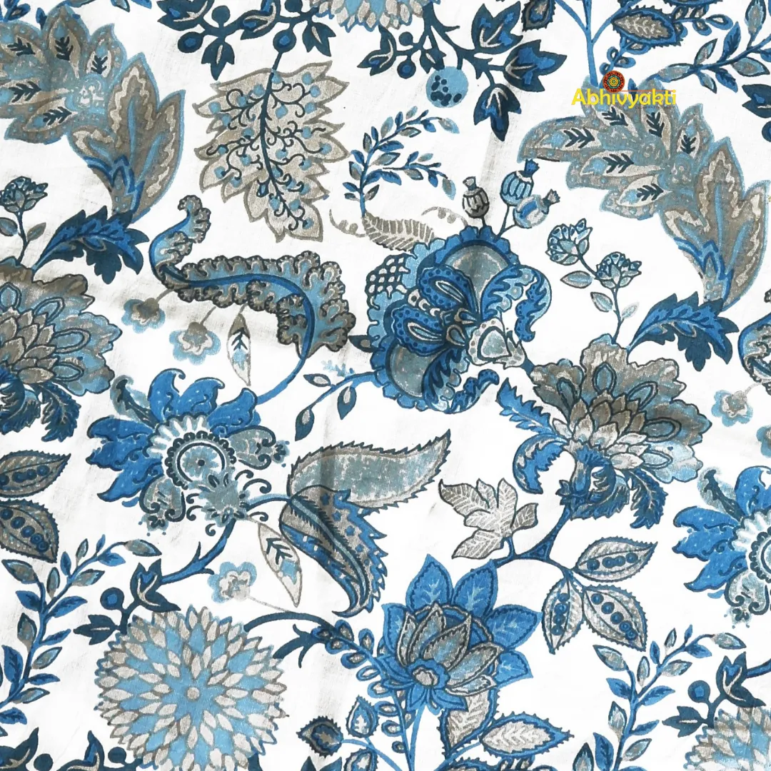 Floral Print Tote Bag