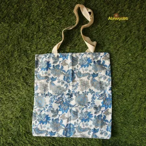 Floral Print Tote Bag
