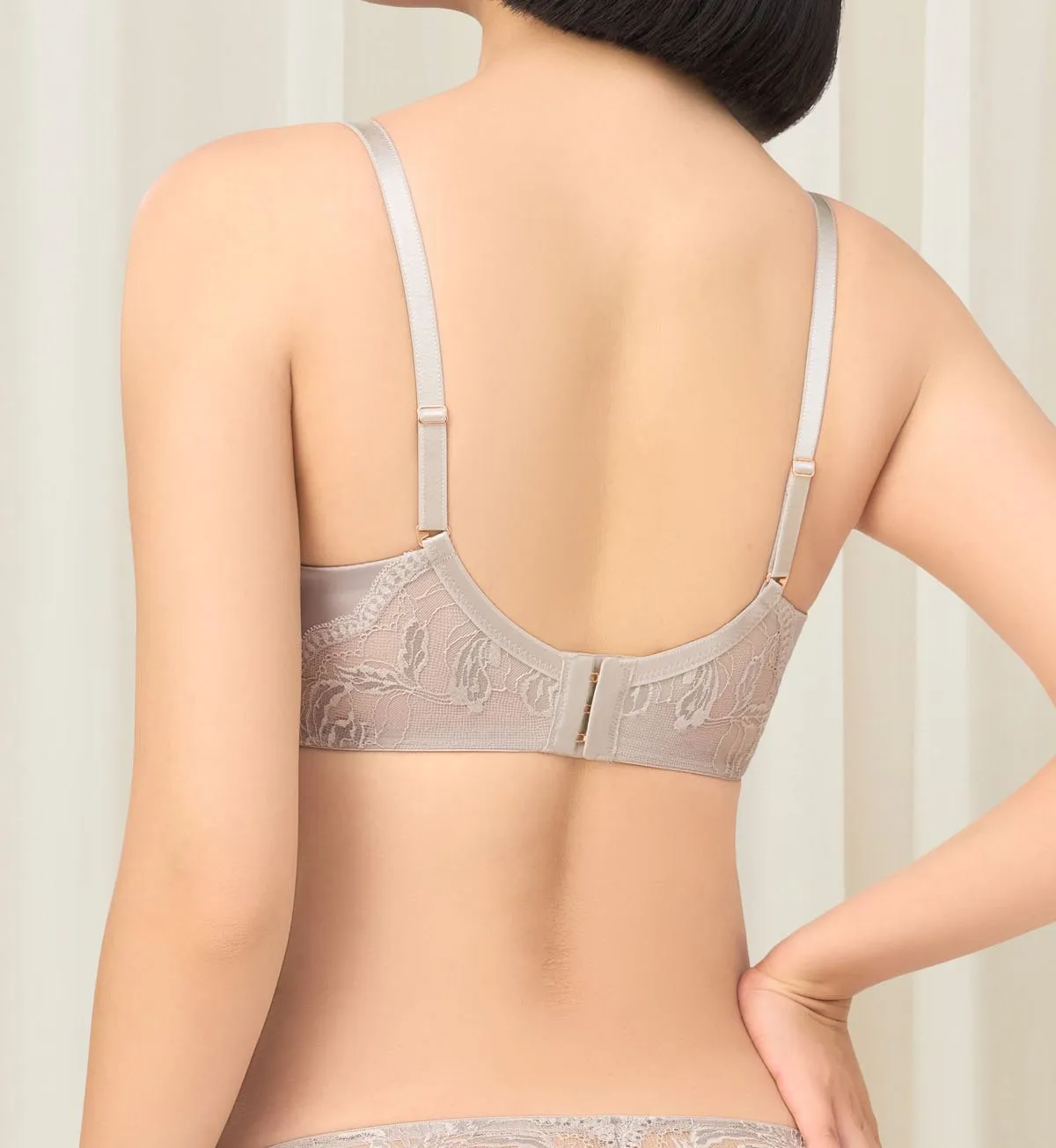 Florale Rose Lilies Wired Padded Push Up Bra