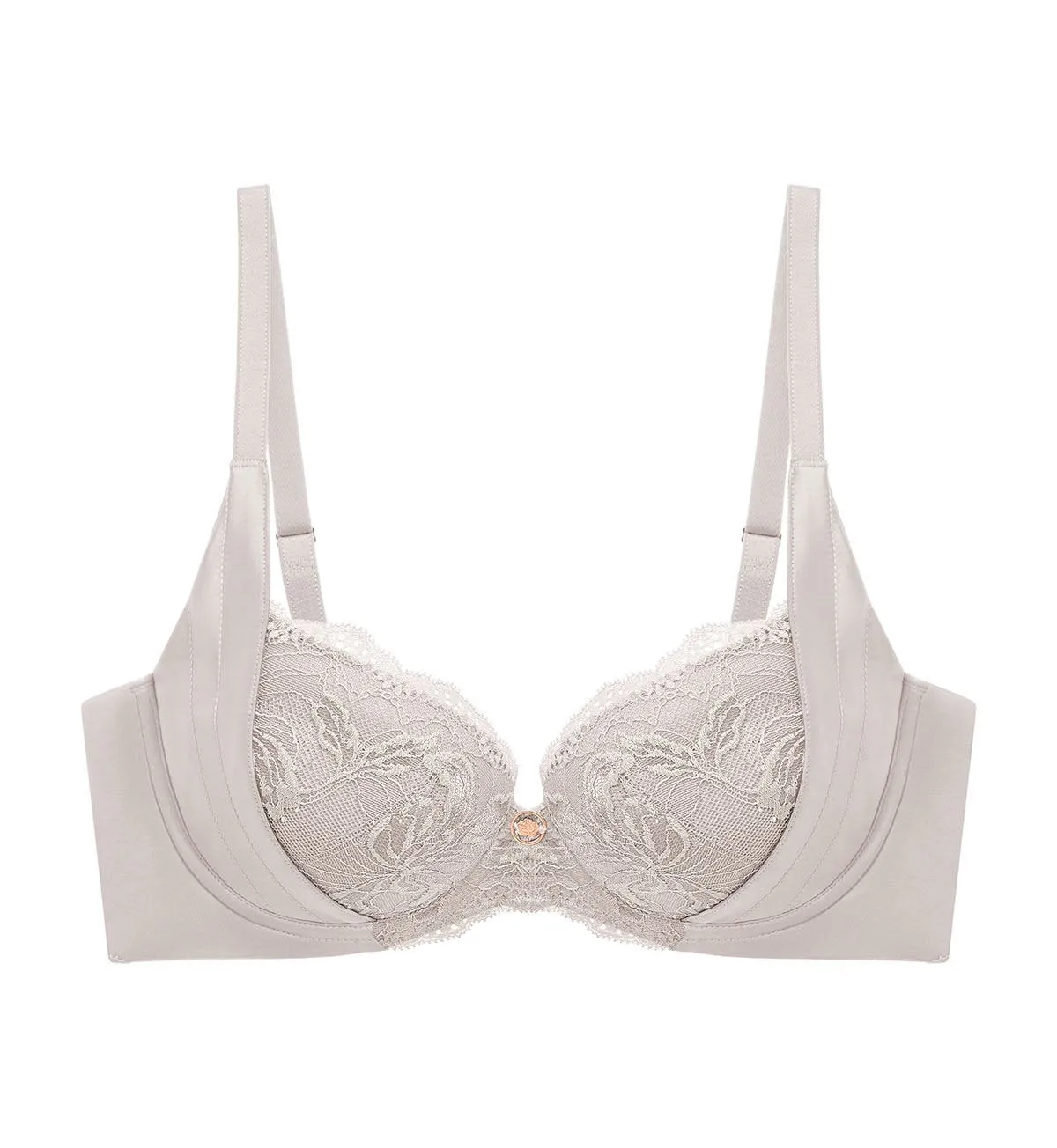 Florale Rose Lilies Wired Padded Push Up Bra