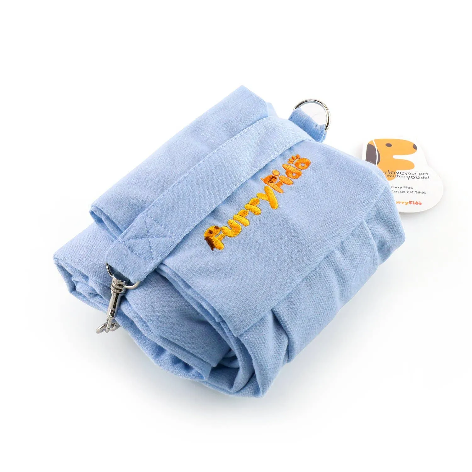 Furry Fido Pet Supplies - Furry Fido Classic Pet Sling - Blue