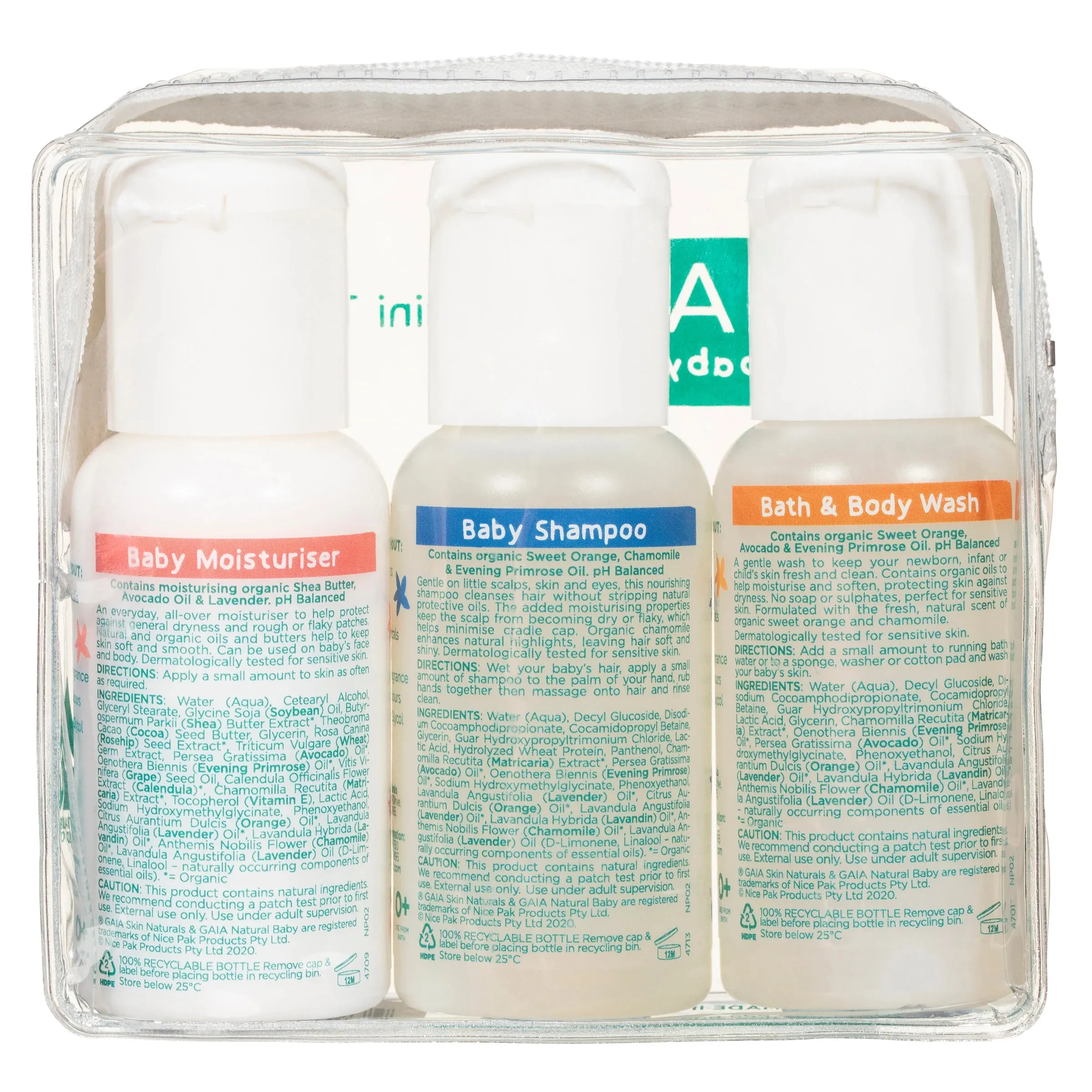 GAIA Mini Traveller Set 3 x 50ml Exp: 11/26