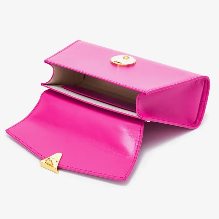 Genuine Leather Top Handle Mini Bag