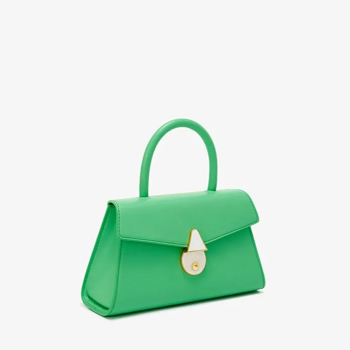 Genuine Leather Top Handle Mini Bag