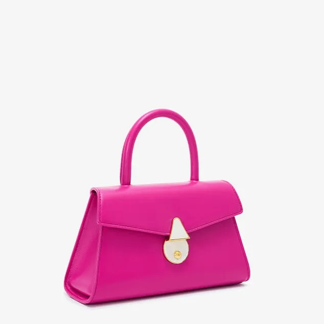 Genuine Leather Top Handle Mini Bag