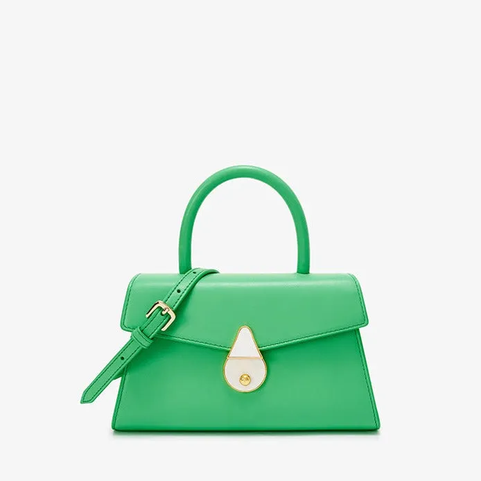 Genuine Leather Top Handle Mini Bag