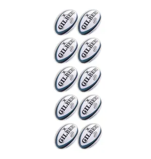Gilbert Kinetica Match Ball Bundle - 10 x balls and bag