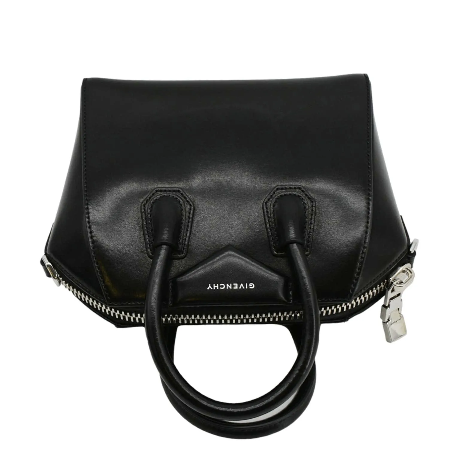 GIVENCHY Antigona Mini Leather Shoulder Bag Black