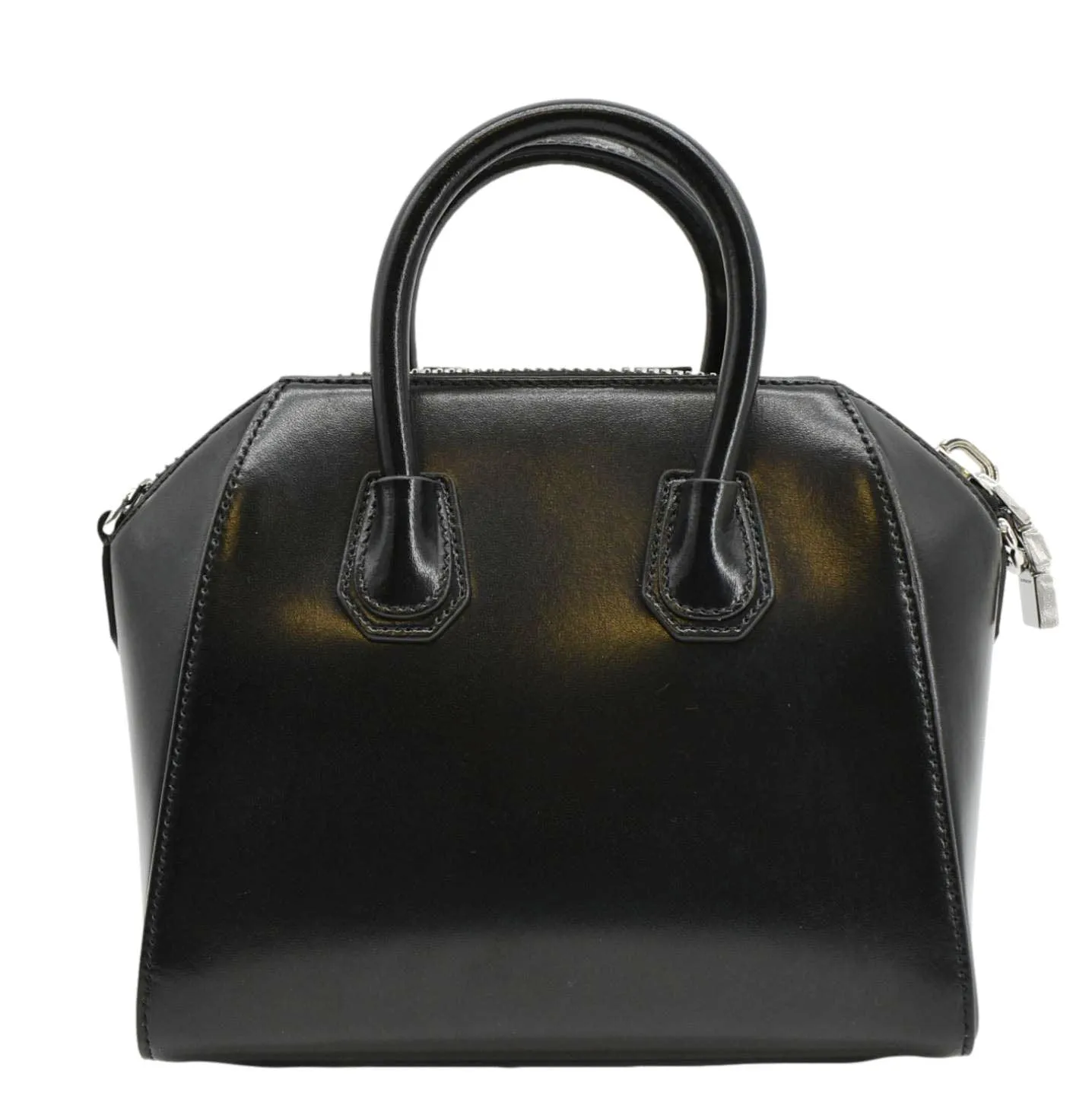 GIVENCHY Antigona Mini Leather Shoulder Bag Black